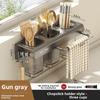Kitchen Wall Mount Storage Rack With Multifunctional Storage For Home Use