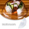 1 Stück Lebensmittelschutzzelt, transparente, runde Acryl-Lebensmittelabdeckung, Staubschutz, 14 Zoll (ca. 35,5 cm) – Material für Picknick, Grill und Küche