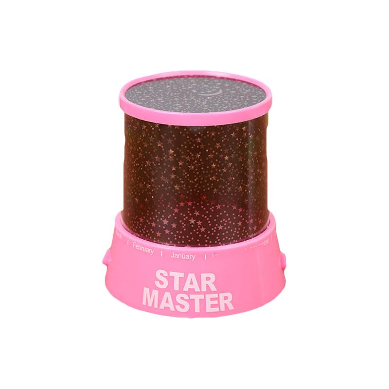 

Светодиодная романтическая лампа-проектор «Звездное небо», «Галактика», «Звездный космос» розовый