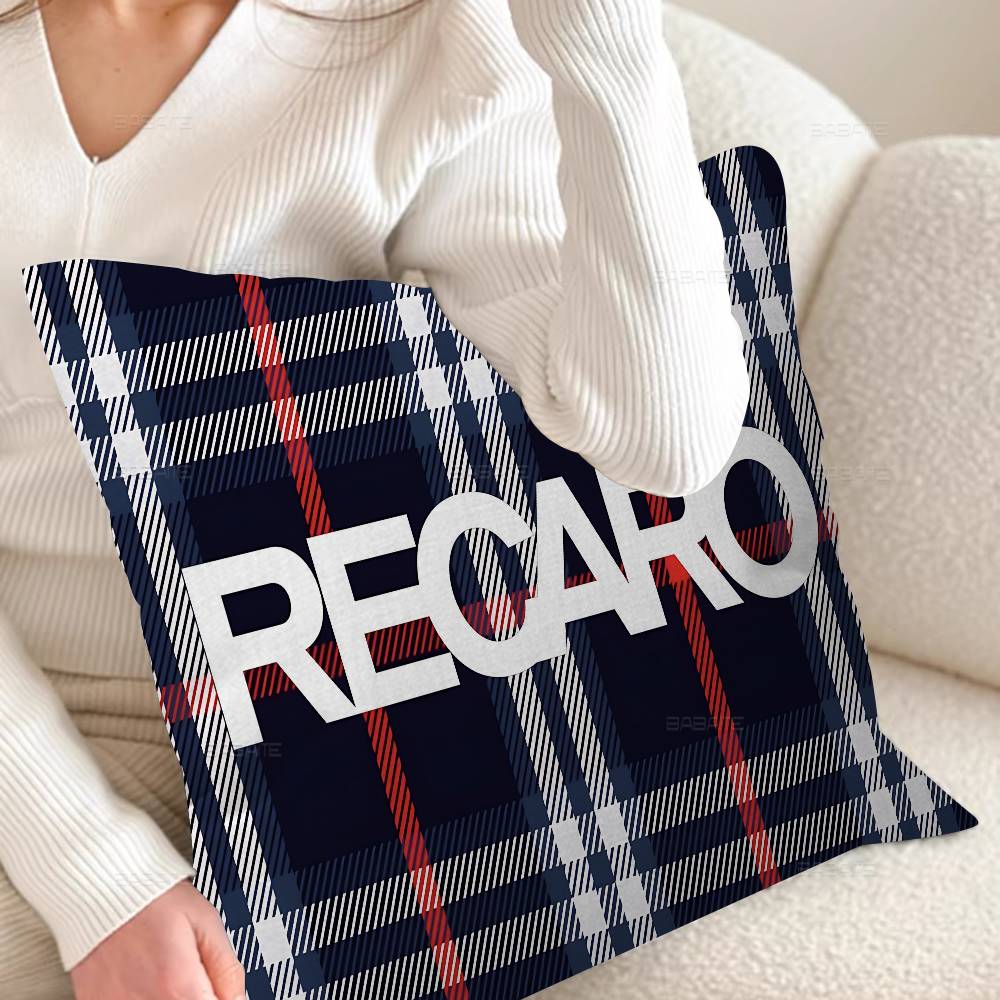 Trendy R-Recaros Logo Cushion Cover Pillowcase Upholstery Sofa Throw Pillow Home Decor Pillowcas
