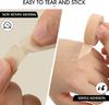 9 Rolls Beige Tape Flexible Skin Tape Breathable Nose Tape Self Adhesive Gauze Tape for Wound Injuries Swelling Sports