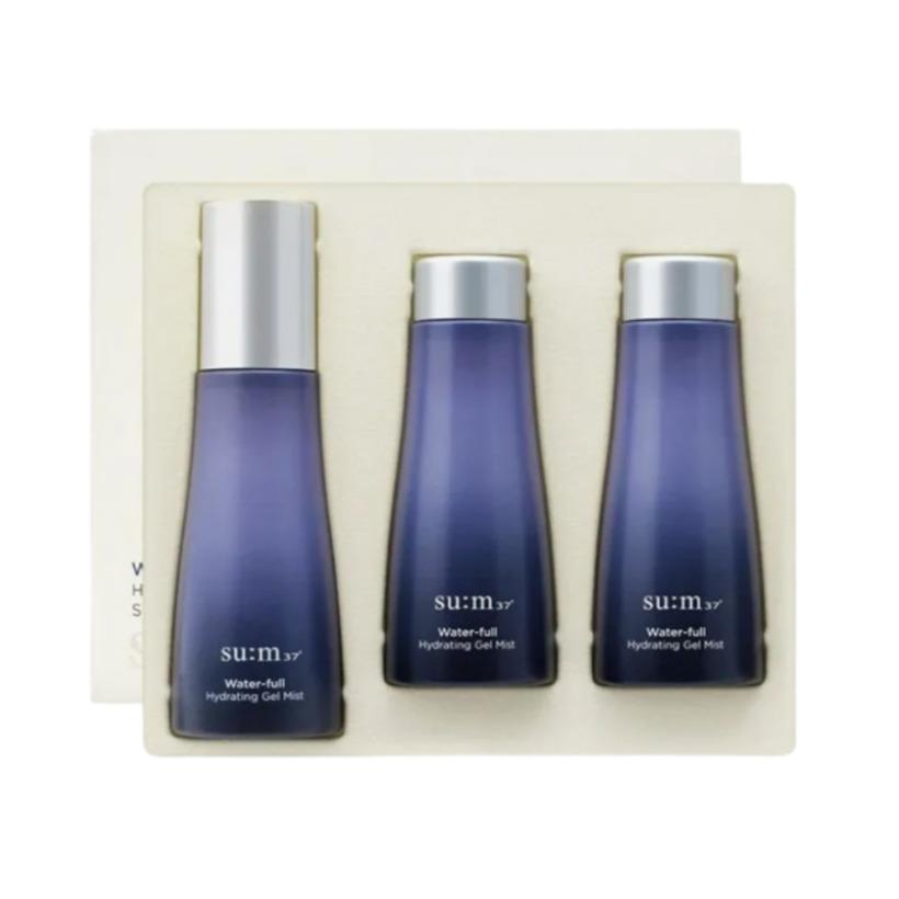SU:M37 Water-full Hydrating Gel Mist Special Set 3 Items Korea Beauty