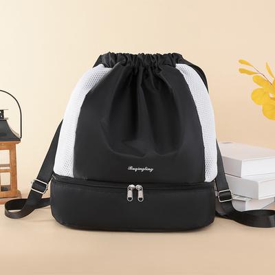 Islak ve Kuru Fitness Çantası Kadın Ayakkabıları, Spor Yüzme Yoga Çantası, Omuz, Dış Mekan Hafif Sırt Çantası