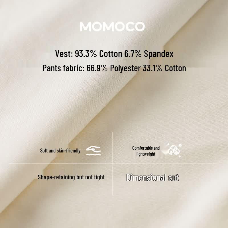 MOMOCO Boys' Summer Striped Vest & Pants Set