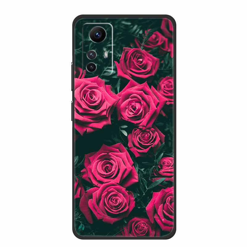 For Xiaomi Redmi Note 12S Case Cool Animals Soft Silicone TPU Phone Case for Redmi Note12S Luminous Butterfly Shockproof Fundas