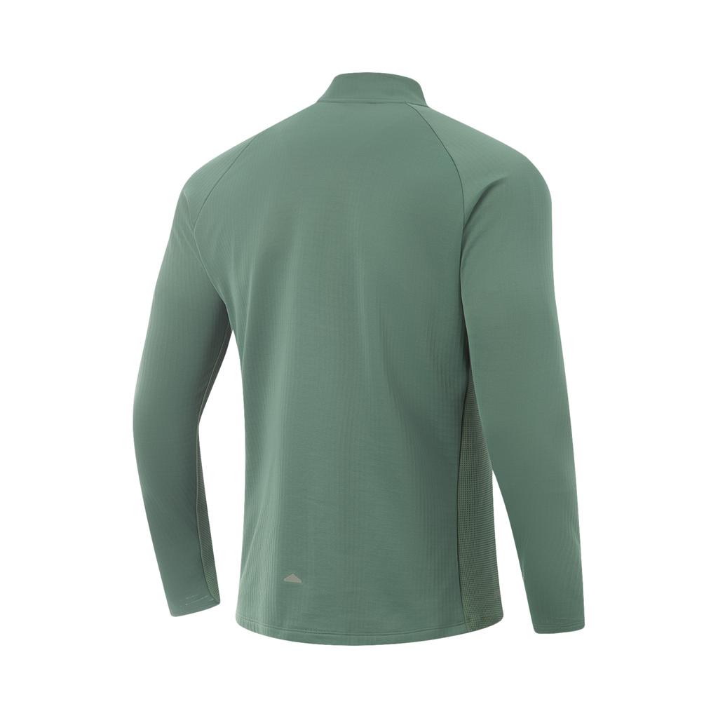 Li Ning Running Series Stand Collar Logo Letter Stitching T-Shirt Men Tops ATLV221-3