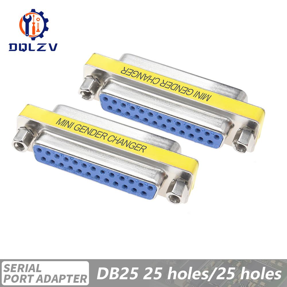 MINI DB9/DB15 9/15/25/37Pin Female/Female/Male Gender Changer VGA Plug connector Adapter D-Sub RS232 Serial Plug Connector