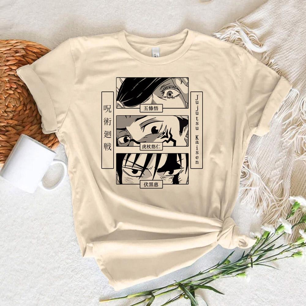 Jujutsu Kaisen T Shirt Anime Cosplay Tees Women Men Grunge Aesthetic Short Sleeve Streetwear Harajuku T-shirt