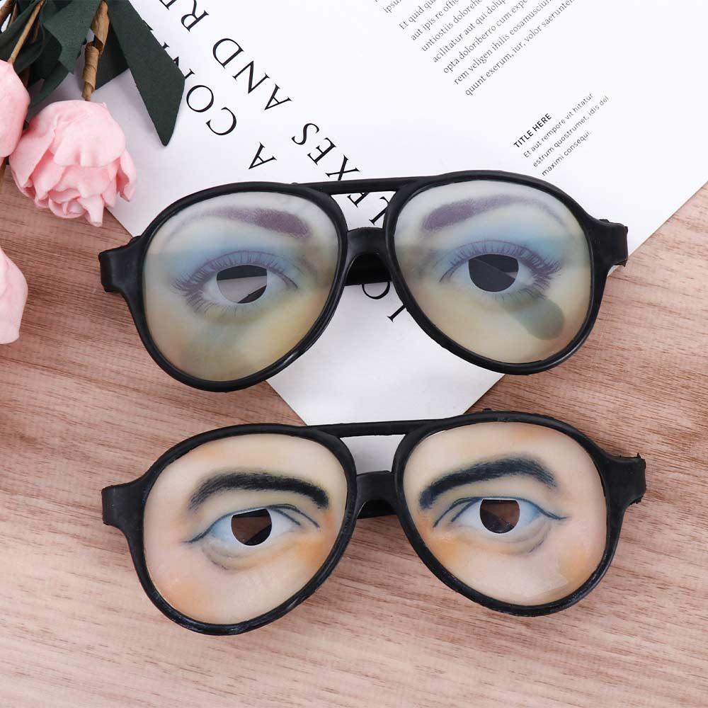 Decoration Eyes Frames Joke Toy Prank Toy Funny Joke Glasses Funny Glasses Fake Glasses Glasses Toy