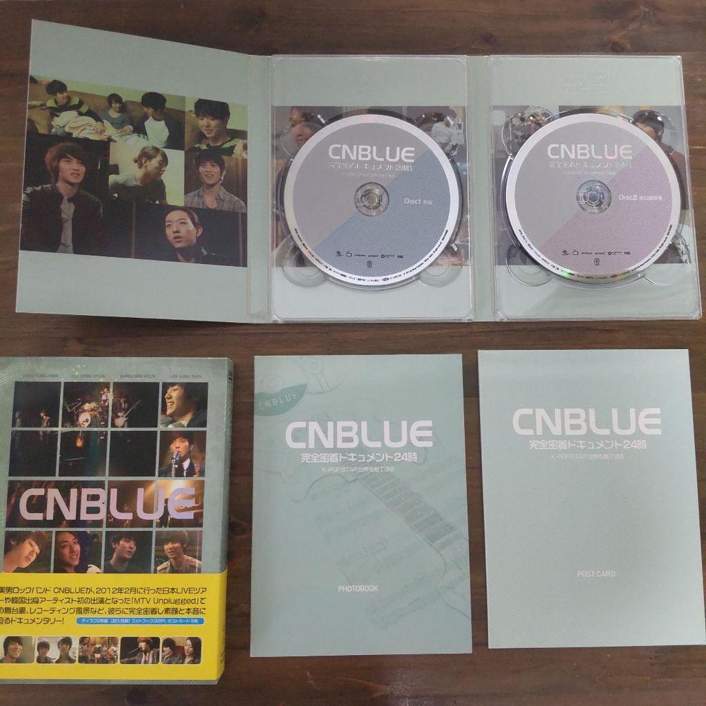 [USED] CNBLUE Complete Close-Up Documentary 24 Hours 2-Disc DVD Set with Bonus