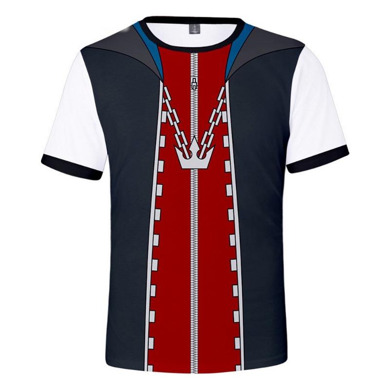 2026 Summer Dragon Ball Retro Fitness T-shirt Men's Oversized 3D Printed Short-sleeved Family Unisex Children's Sports Shirt