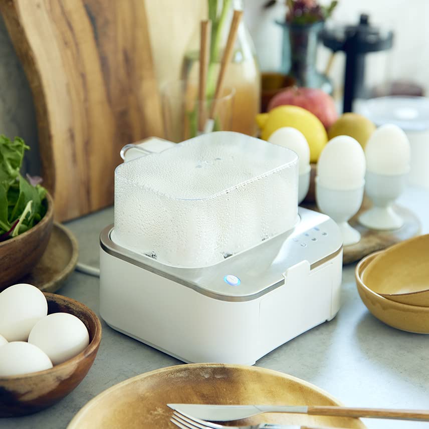 CRDLB0001 Egg Boiled Egg Boiled Egg Voice Announcement of White Steamer, Maker, Machine, Completion,