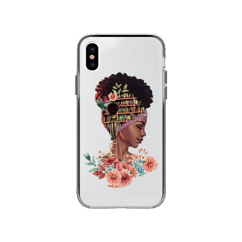 YNDFCNB Cartoon South Africa Woman Phone Case for iPhone 11 12 13 Mini Pro XS MAX 8 7 6 6S Plus X 5S SE 2020 XR Cover
