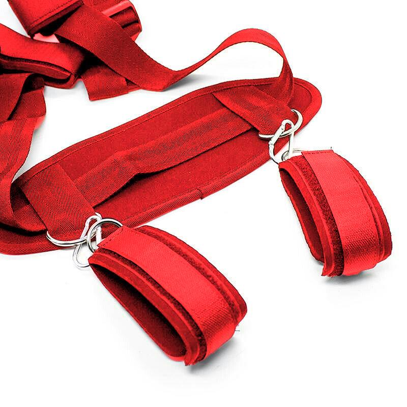 Regulowane kajdanki i wzmacniacz; Mankiety na kostkach zabawki erotyczne dla dorosłych dla kobiet pary ograniczenia kołnierz niewolnik erotyczny zestaw bondage Bdsm gry fetysz