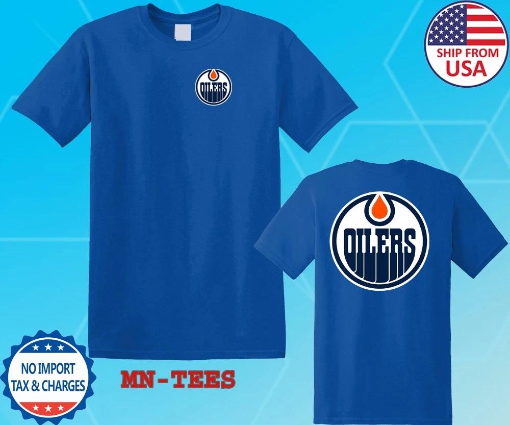 Edmonton Oilers Blue Size S-5XL M