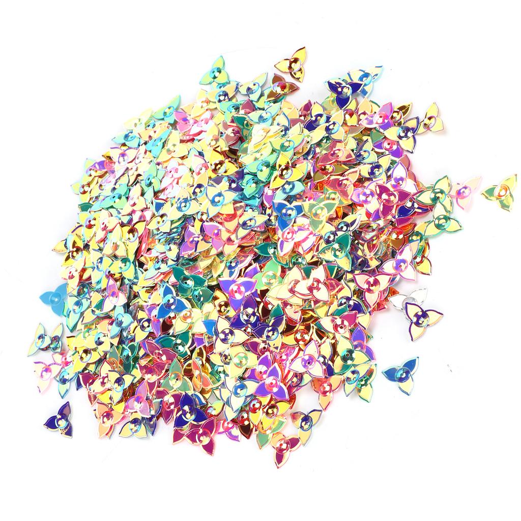 Konfetti Blütenform Glitzer Pailletten Farbe Party Hochzeit Streusel Teil Dekoration Zubehör