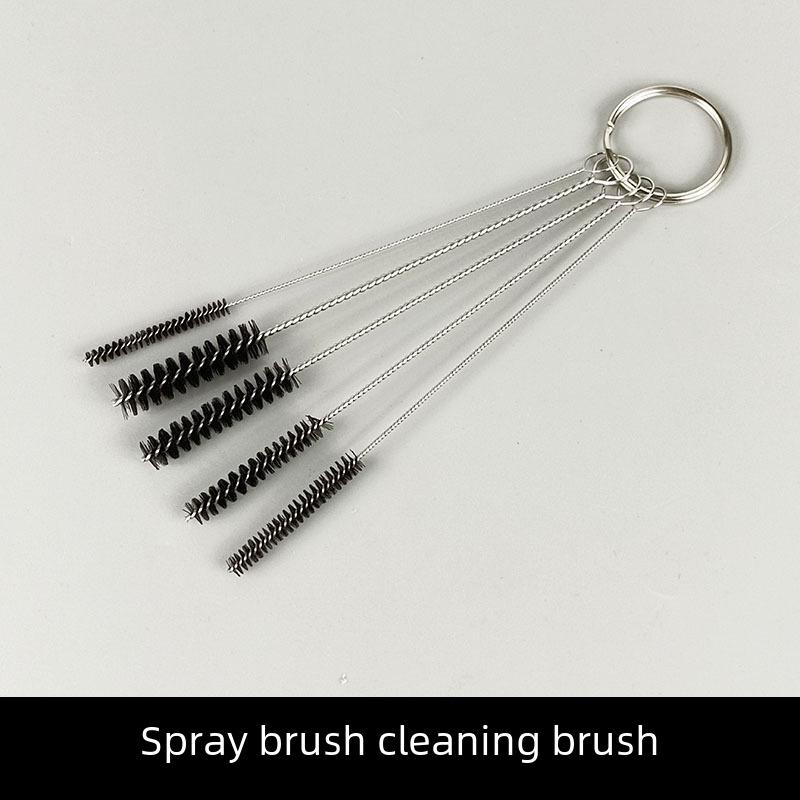 Airbrush Spray Gun Cleaning Kit: Includes Small Brush, Rinse Gun, Nozzle, and Four Ventilation Accessories for Auto Repair.