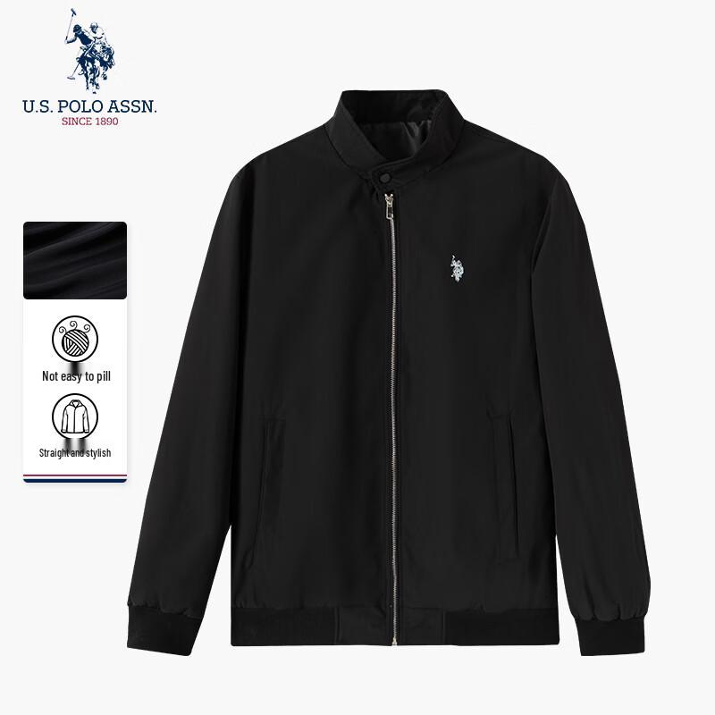 U.S. Polo Assn. Herren Einfache Stehkragenjacke