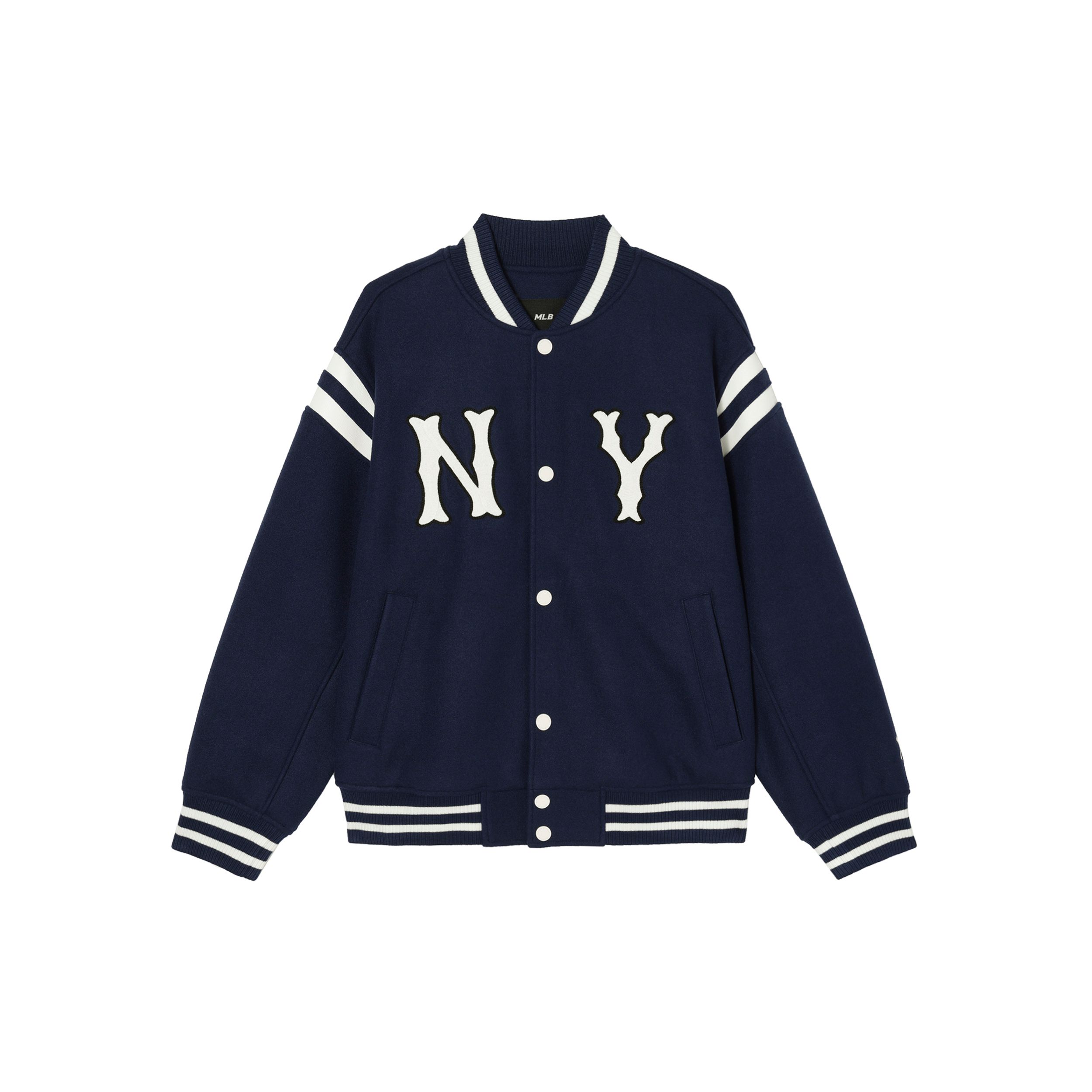 MLB Bequeme Stylische Colorblock Jacke Unisex Jacke Marineblau 3AJPV1546-50NYL S white