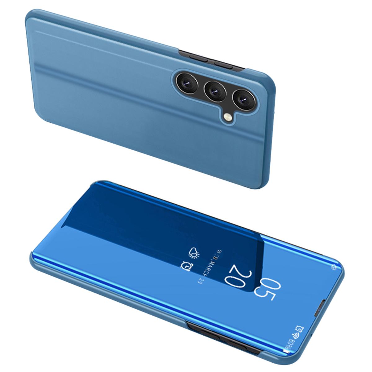 

Чехол-книжка с окошком и подставкой из кожи для Samsung Galaxy A56 5G A