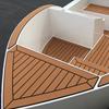 58x2400x5mm Single Strip Imitated Teak Yacht Boat Deck Mat Flooring Brown Anti Skid Mat Pad EVA Foam