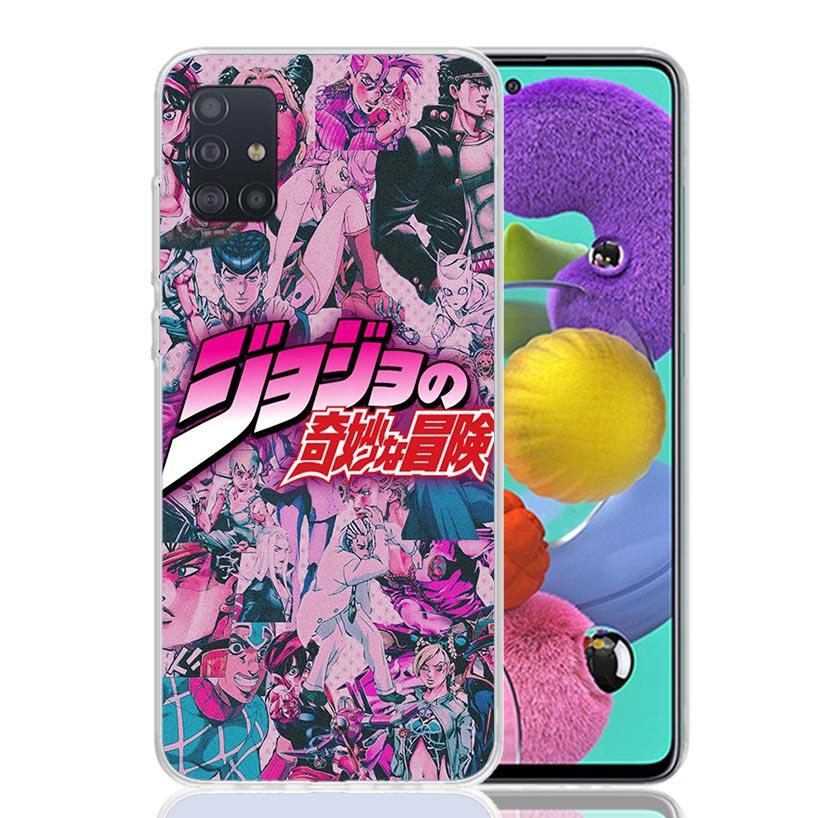 JoJo Bizarre Adventure All Phone Case For Samsung Galaxy A52 A32 A22 A12 A02S A50S A30S A51 A31 AA71 Note 20 Ultra 10 S10 Plus G
