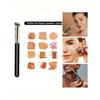 3 Stück Make-up Foundation Pinsel Unter dem Auge Pinsel Mini Schräger Flacher Nasen Konturpinsel Für Concealer Verblendpinsel Set Runder Kopf Concealer Pinsel