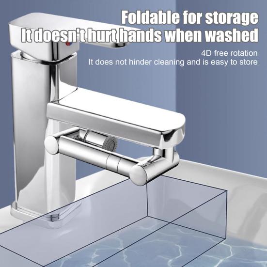 1/2Pcs Faucet Sink Extender Heavy Duty Swivel Aerator Rotating Faucet Extension