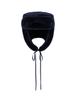 ASIF CALIE Vegan Fur Trapper Hat Navy