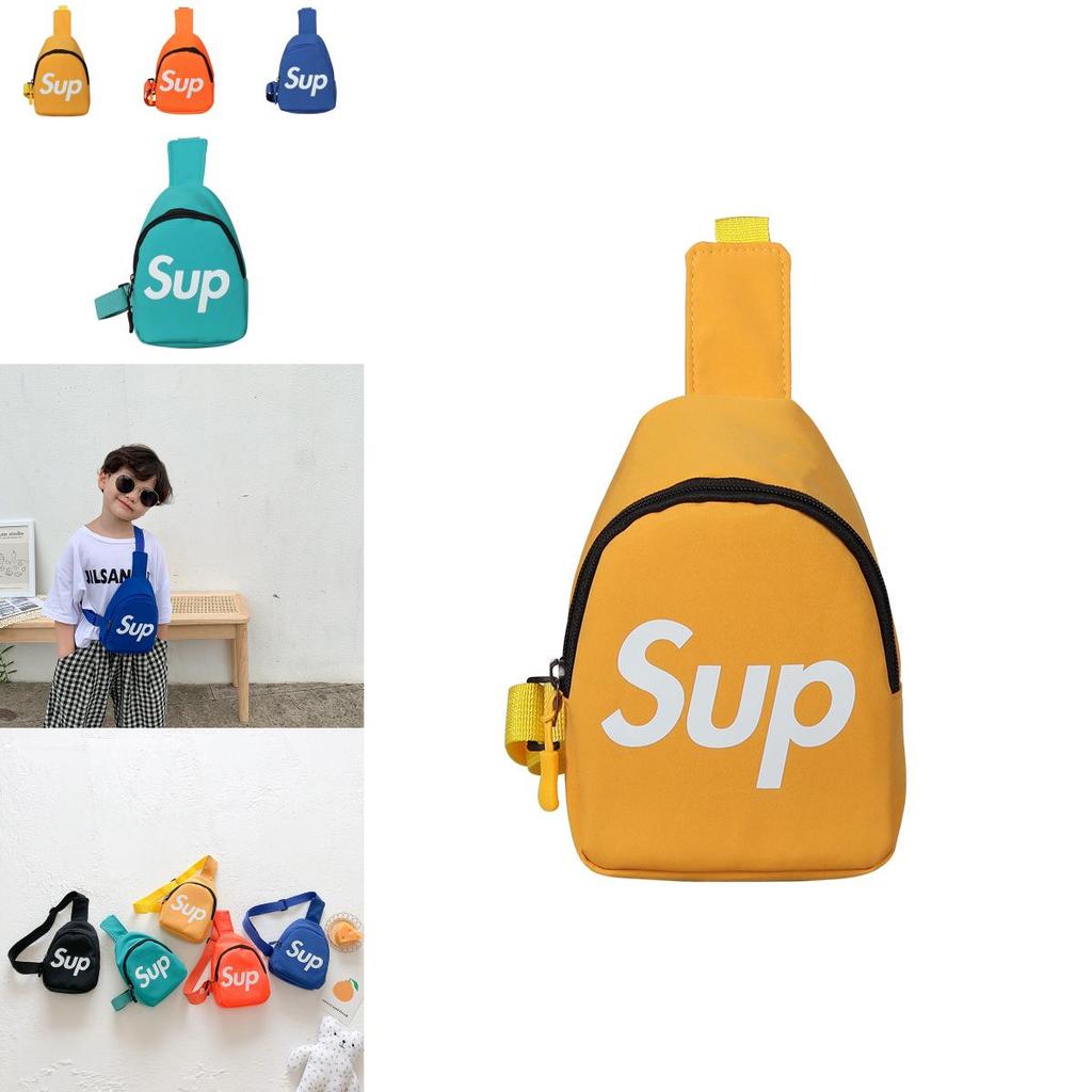Trendiger Kinderrucksack 2024 Neuer Koreanischer Stil Buchstaben Design Niedliche Cartoon Tasche