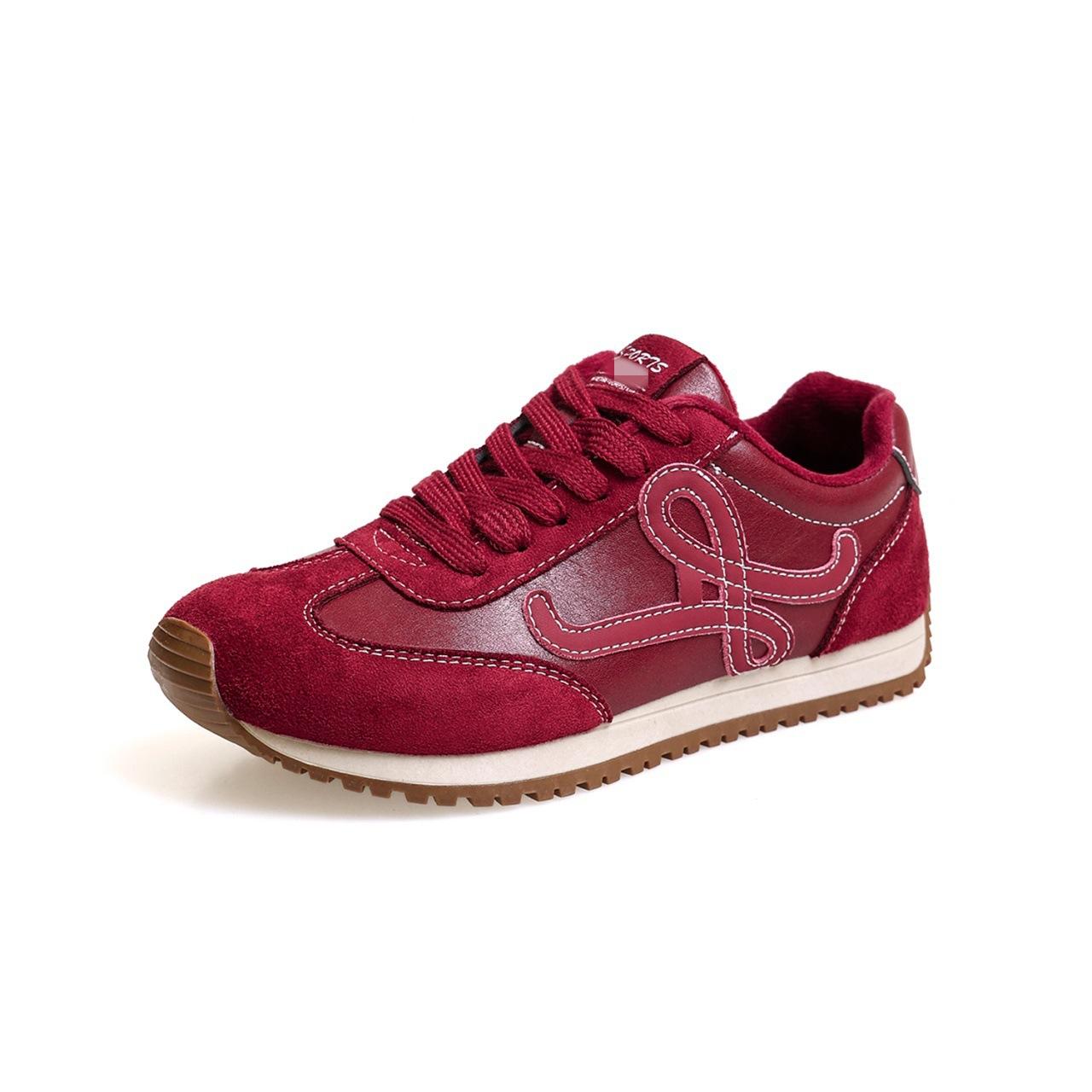 

Retro platform sports moral training shoes, new casual velvet to keep warm in autumn and winter 35