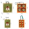 Handmade Dessert Gift Box Bronzing Process Mooncake Packaging Boxes Durable   Guest Party