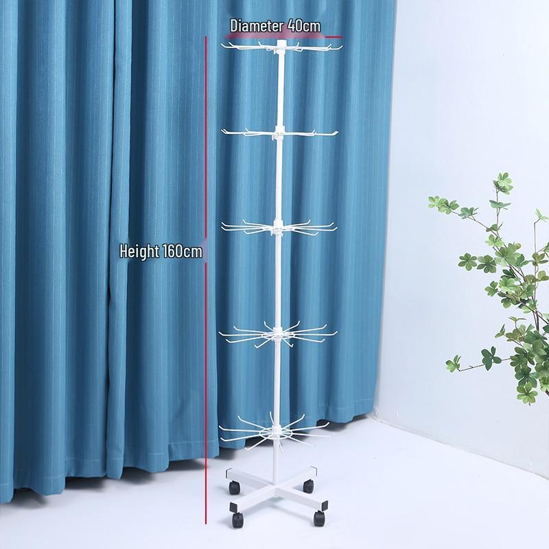 Rotating Detachable Three-Layer Jewelry Display Rack