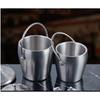 304 1.2L/2L Stainless Steel Ice Bucket Portable Double Wall Insulated with Lid Hotel Champagne Whiskey Beverage Beer