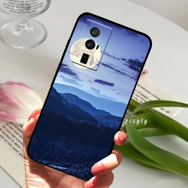 For Xiaomi Poco F5 5G / F5Pro Case Silicone Shockproof Soft TPU Phone Cover for POCO F5 Pro Capas Funda on PocoF5 Luxury Coque