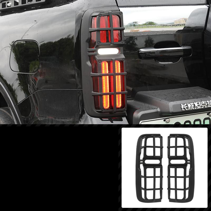 For Tank 500 2022-2026 Smoked Black Tail Lampshade Protect Translucent Blackened Headlight Frame Protection Automobile Supplies