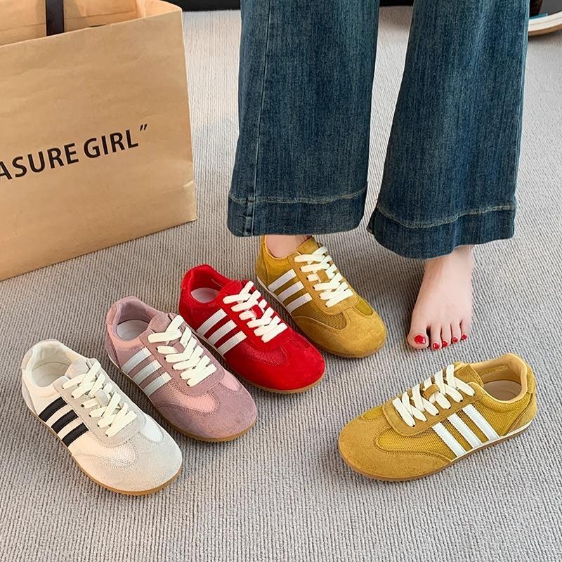 Forrest Gump Shoes Retro German Training Shoes Women's 2025 New Summer Explosion Super Fire Versatile Flat-bottomed Sports and Leisure Shoes