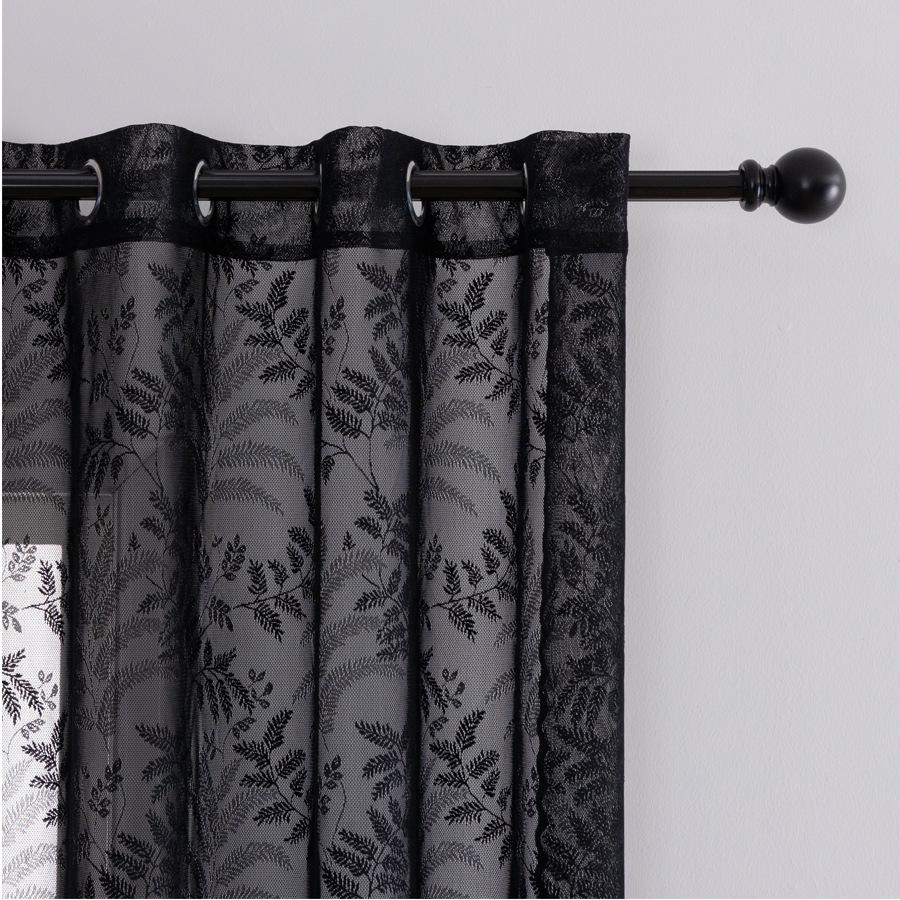 

1 шт. Прозрачные шторы в романтическом стиле, Декоративные с карманами для штанги для спальни, гостиной, домашнего декора 140*260CM