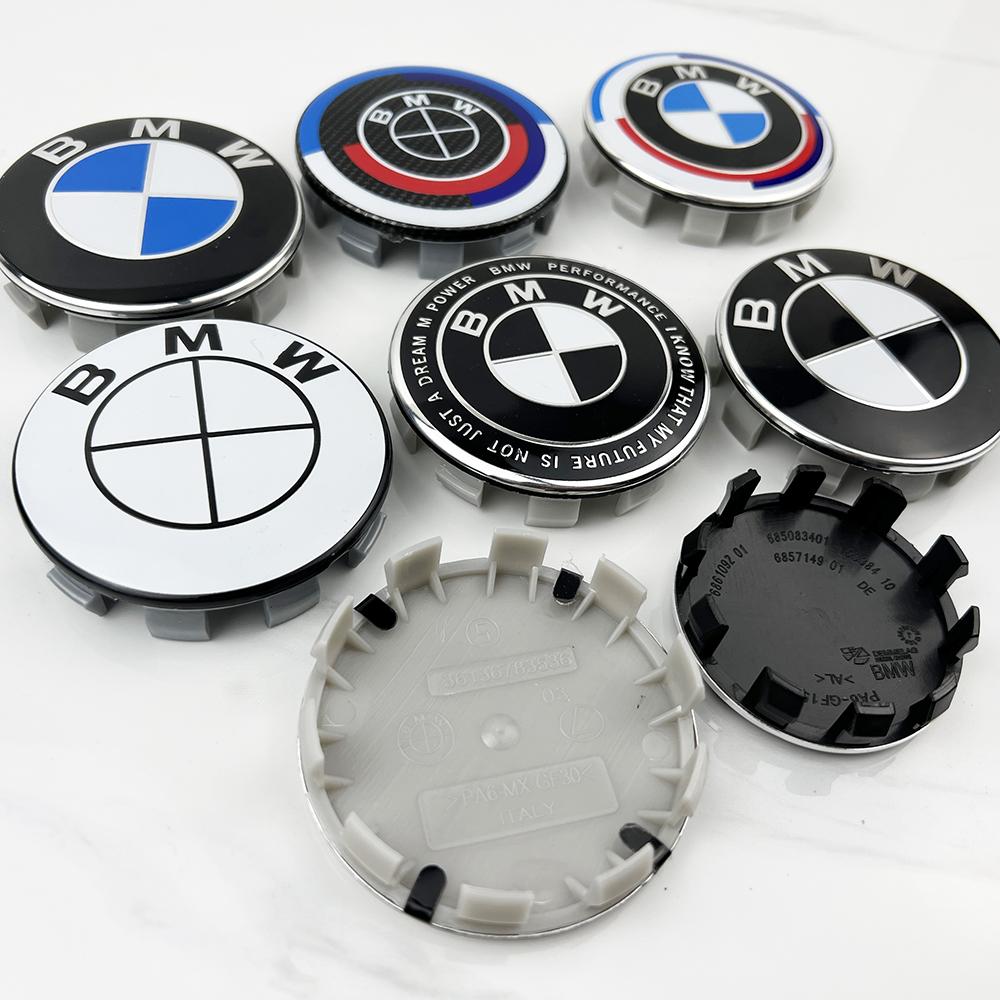For BMW M 20pcs 60MM 68MM 50th Anniversary Car Wheel Hub Center Cap Cover For BMW M E46 X1 X2 X3 X4 X5 X6 F48 G01 E84 E83 F30 G30 G32 G01