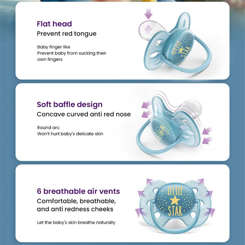 Ультрамягкая успокаивающая соска Philips Avent детские розовый — фото 8