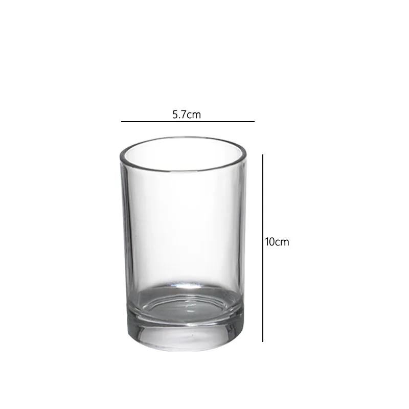 Getränkebecher Transparent Frühstückstasse Schlichter Stil Cocktailglas Gerades Weinglas Hitzebeständige Wasserflasche Bierglas