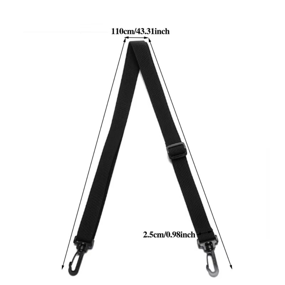 Fashion 2.5cm Wide Crossbody Bag Strap Replacement Adjustable Nylon Woven Straps Detachable Shoulder Bag Belts Bags Accessories