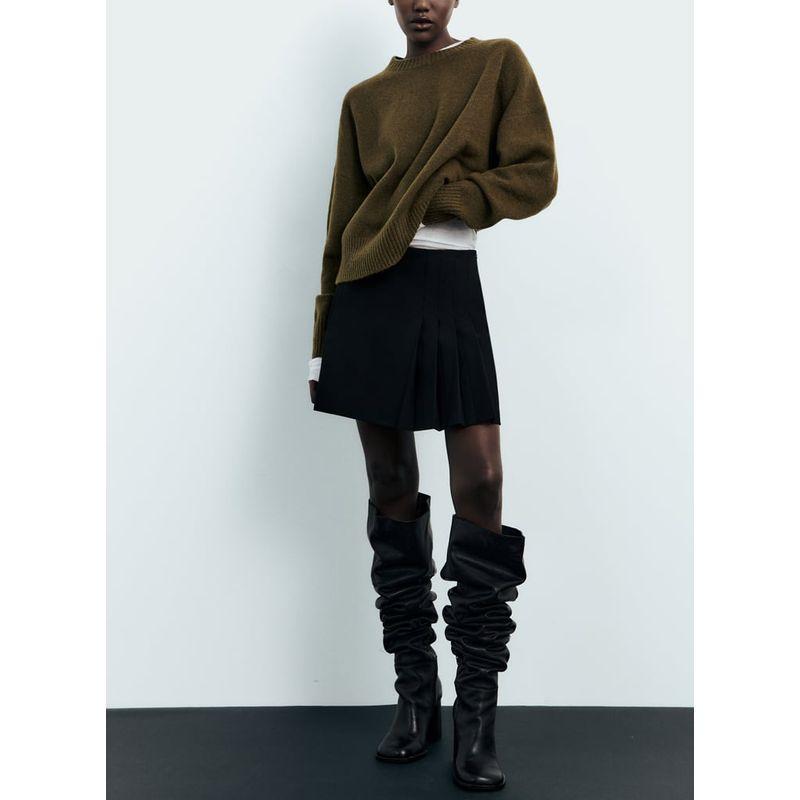 Fall and Winter New Arrival Women's Clothing Lazy Fashion Crew Neck Pullover Sweater Easiest for Match Soft Knitwear 2142186