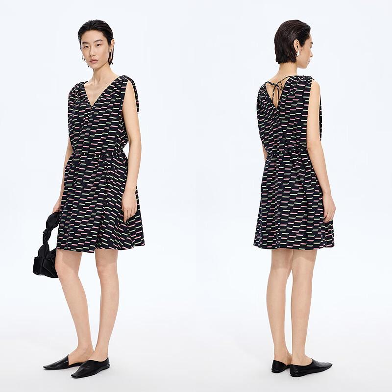 JNBY A-Line Sleeveless Printed Dress