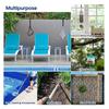 2Pcs Double Hook Pool Pole Hanger Metal Fence Hooks No Drill Pool Pole Fixing Hooks  Net Storage