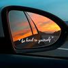 Set 3Pcs Be Kind Yourself Rearview Mirror Decal