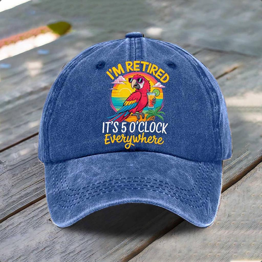Unisex Hawaiian Design Print Hat