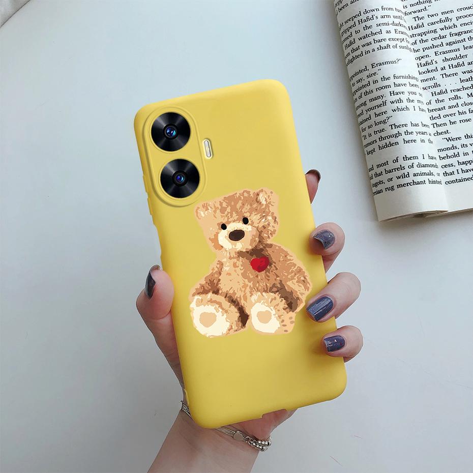 

Phone Case for Realme C55 Case RMX3710 Bumper Cute Cartoon Soft Silicone Back Cover for Realme C55 RealmeC55 Funda C 55 Coque Realme C55