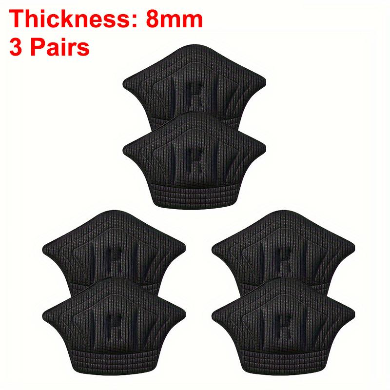 3 paires/6 paires Semelles Patch Protège-talons pour Chaussures de Sport Autocollant Arrière Taille Ajustable Anti-usure Coussinet de Pied Insert de Coussinet