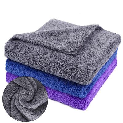 Panno per la pulizia dell'auto in peluche, asciugamano per la pulizia senza bordi, panno per la pulizia dell'auto, asciugamani extra in microfibra